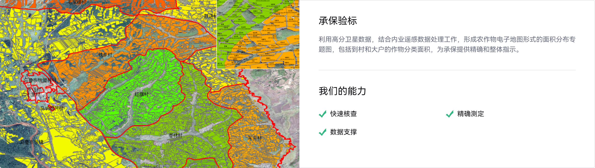 快速核查,精确测定,数据支撑